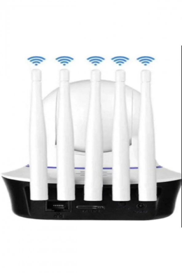 5 Antenli Kablosuz Wifi Ip Güvenlik Kamerası, One Size - 2