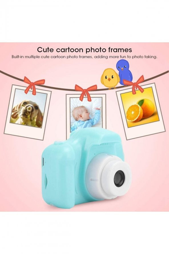 Mini Eğitici Çocuk Dijital Fotoğraf Makinesi 5 Adet Oyun+video+fotoğraf Çekimi Cmr9 - 3