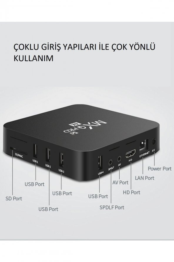 Android 11.1 4K MXQ PRO 5G WiFi 16GB Hafıza İP TV BOX - 3