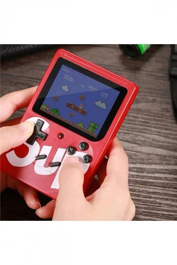 Retro Gameboy Oyun Konsolu Mini Atari Taşınabilir 400 Oyun 3 Inç - 2