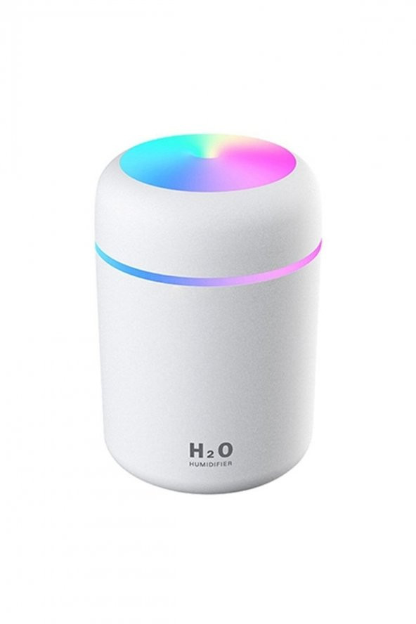 H2o Humidifier 300 Ml Ulrasonik Hava Nemlendirici Buhar Makinesi Ve Aroma Difüzörü - 2
