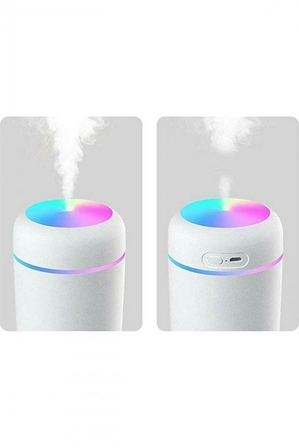 H2o Humidifier 300 Ml Ulrasonik Hava Nemlendirici Buhar Makinesi Ve Aroma Difüzörü - 3