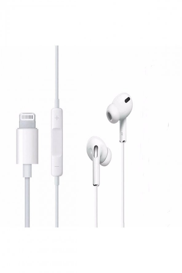 Iphone Lightning Uçlu Silikonlu Mikrofonlu Kulaklık Pop Up Direk Bağlantı