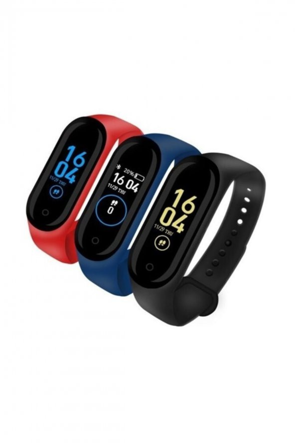 M4 Renkli Ledli Ekran Su Geçirmez Akıllı Bileklik