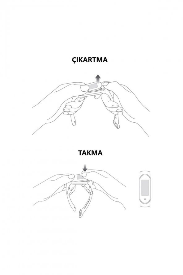 Mi Band 3m4m5m6 Akıllı Bileklik Uyumlu Silikon Kordon - 2