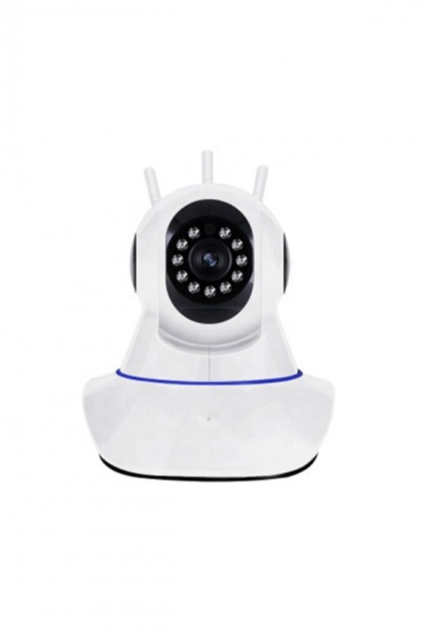 Hd Wifi Kablosuz 3 Antenli Ip Bebek Ses Dinleme ve Hırsız Alarm Güvenlik Kamerası - 2