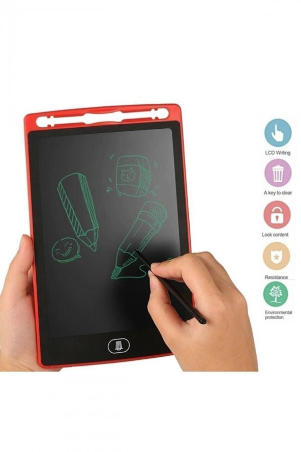 Grafik Çocuk Yazı Tahtası Çizim Tableti 8.5 Inç Dijital Ekran