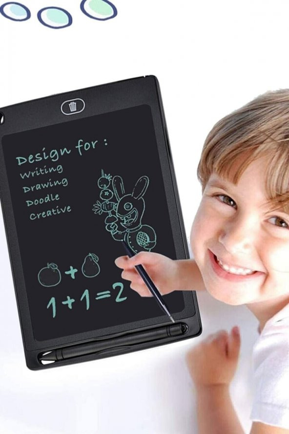 Grafik Çocuk Yazı Tahtası Çizim Tableti 8.5 Inç Eğitici Etkinlik Dijital Ekran - 3