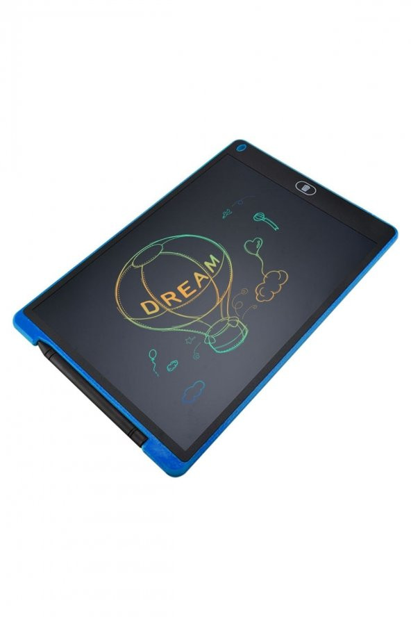 Renkli Yazı 12inç Büyük Boy Lcd Dijital Grafik Yazma Tableti Çocuk Çizim Tahtası