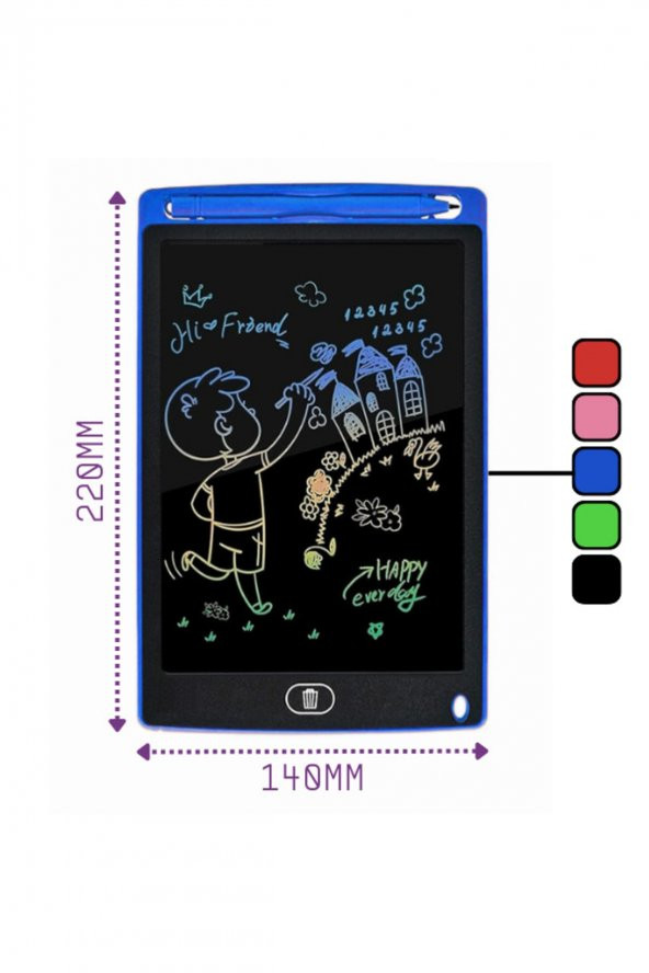 Mavi Dijital Kalemli Çizim Yazı Tahtası - 2