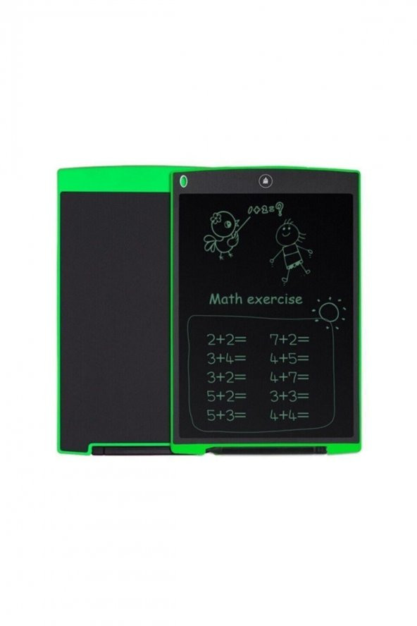 Writing Tablet Lcd 8.5 Inç Dijital Kalemli Çizim Yazı Tahtası Grafik Not Yazma Eğitim Tableti(yeşil) - 2