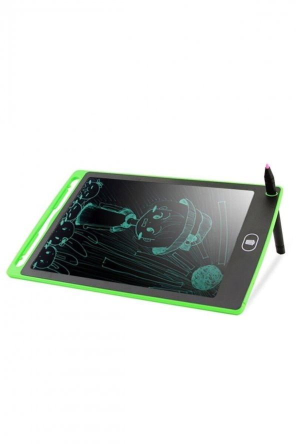 Writing Tablet Lcd 8.5 Inç Dijital Kalemli Çizim Yazı Tahtası Grafik Not Yazma Eğitim Tableti(yeşil) - 3
