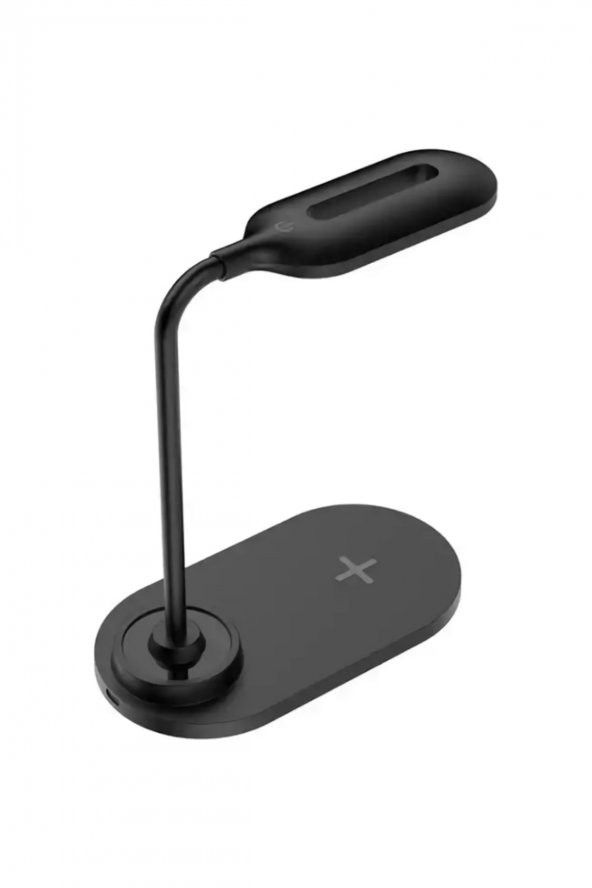 Hızlı Kablosuz Şarj Stant Ve Led Masa Lambası Taşınabilir 360 Derece Esnek Dokunma - 2