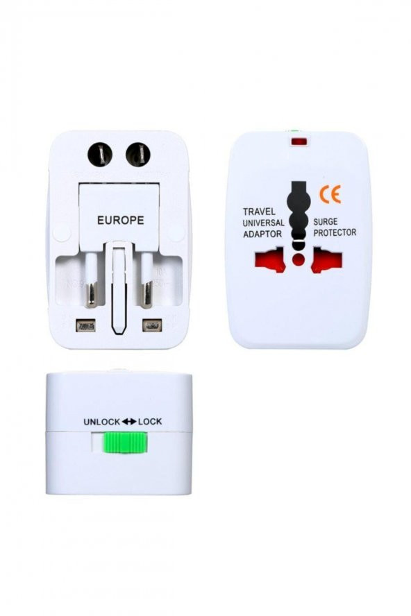 Evrensel Seyahat Adaptörü Hepsi Bir Arada _universal Travel Adapter - 2
