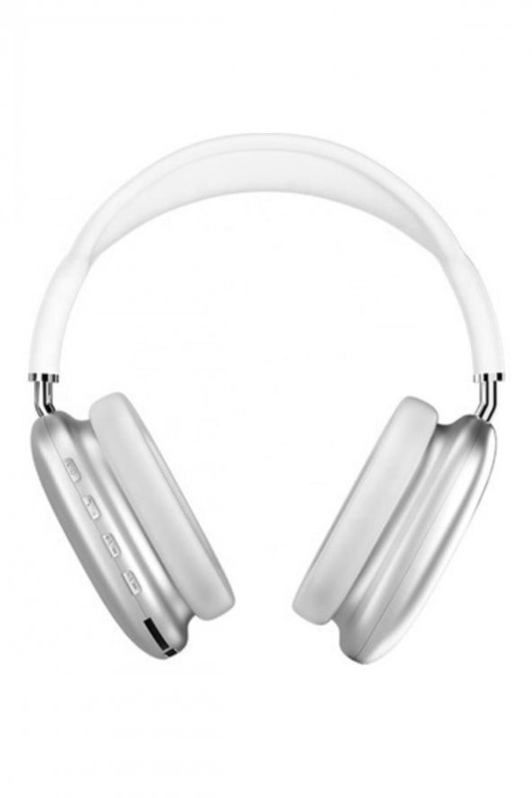 Airmax Kablosuz Kulaklık Kulak Üstü Bluetooth Kulaklık 5.0 + Edr 2022 Versiyon - Beyaz