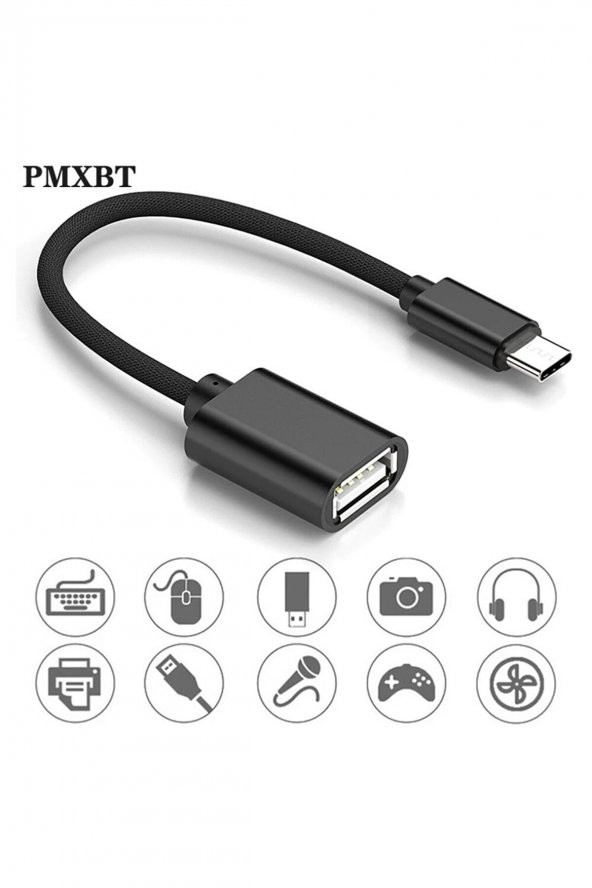 Type-c To Usb Otg Dönüştürücü Mini Aktarım Kablosu - 3