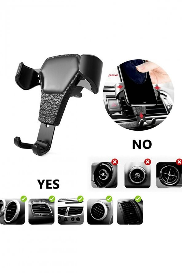 Universal Araç Telefon Tutucu Klimalık Tutucu Güçlü Pratik Fonksiyonel - 2