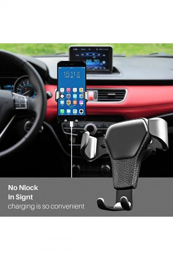 Universal Araç Telefon Tutucu Klimalık Tutucu Güçlü Pratik Fonksiyonel - 3
