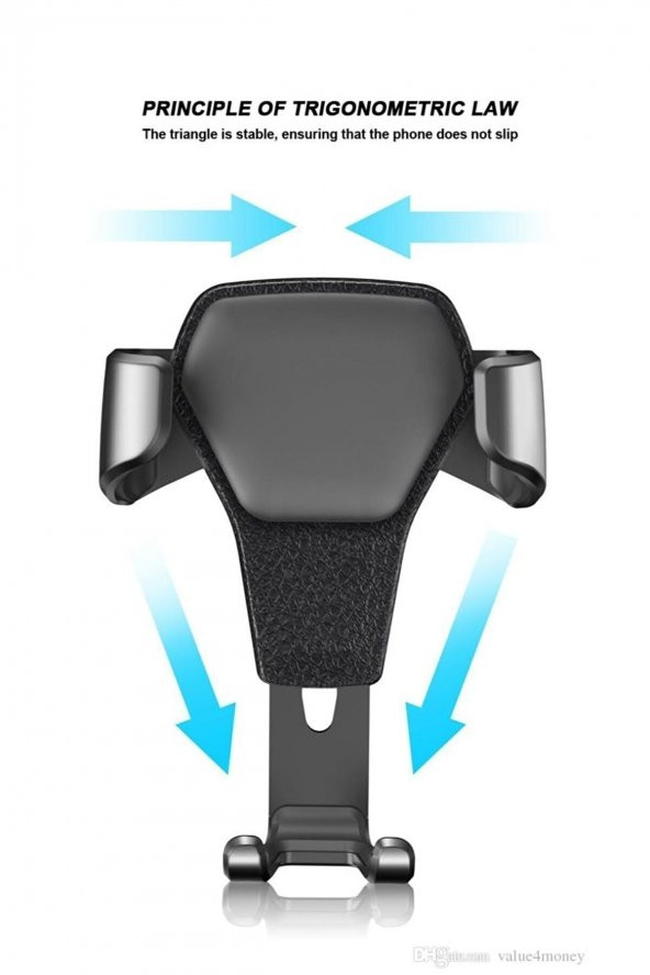 Universal Araç Telefon Tutucu Klimalık Ve Havalandırma Tutucu Güçlü Pratik Tutucu - 3