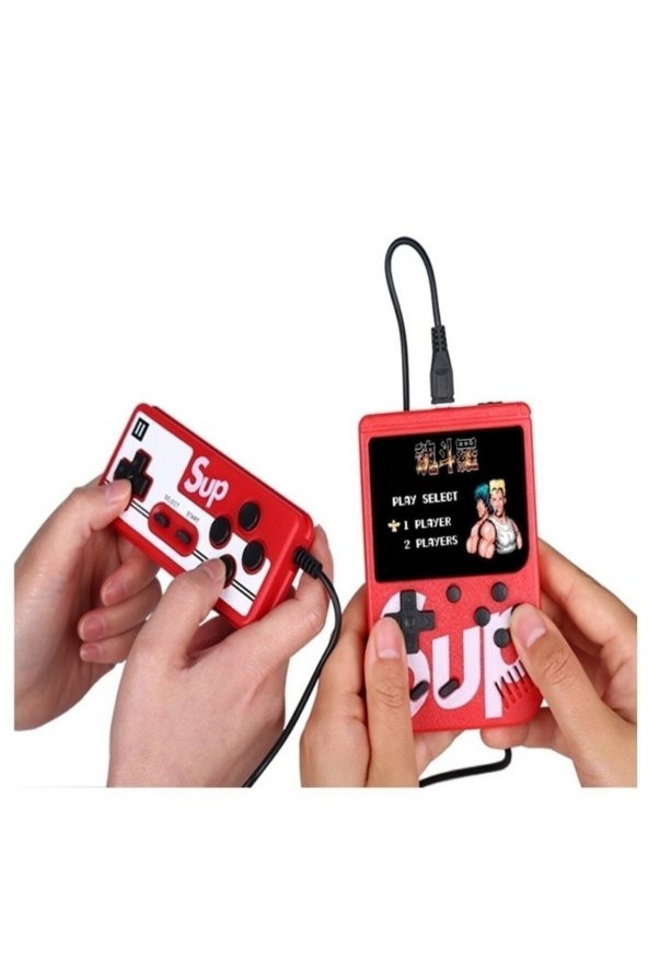 oyun konsolu 400 oyunlu iki oyunculu mini el atarisi - 2