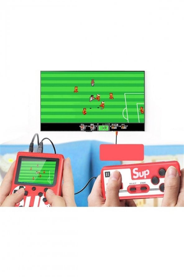 QASUL Sup 400 Oyunlu Mini Atari Gameboy Video Oyun Konsolu sup01-T - 2