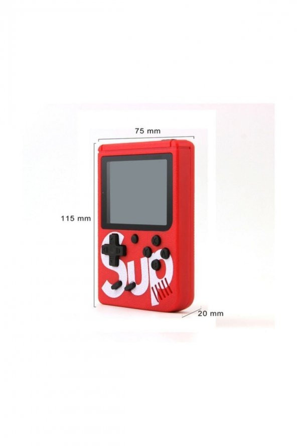 Irmızı 400 Nostalji Oyunlu Mini Atari Gameboy & Gamebox Oyun Konsolu Gameboykırmızı - 2