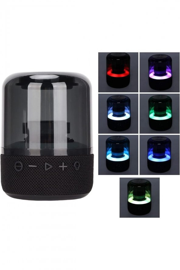 Yeni Nesil Rgb Işıklı Bluetooth Speaker Ses Bombası Bluetooth Hoparlör - 2