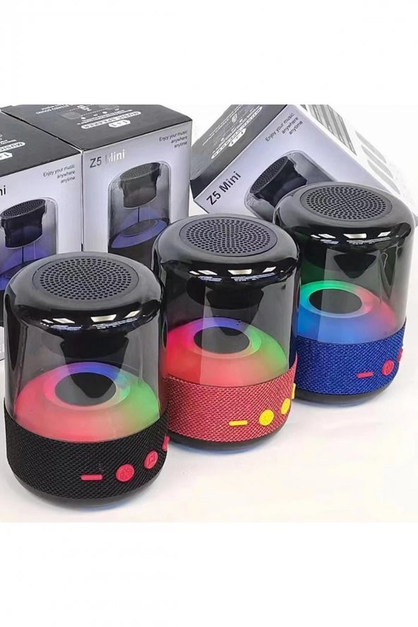 Yeni Nesil Rgb Işıklı Bluetooth Speaker Ses Bombası Bluetooth Hoparlör