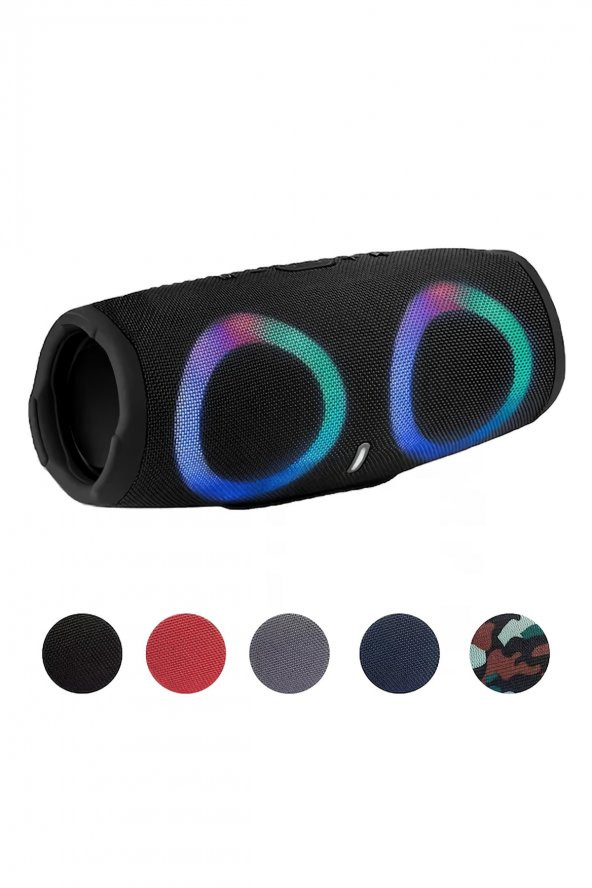 Charge 5 Rgb Işıklı Taşınabilir Bluetooth Kablosuz Hoparlör Süper Bass