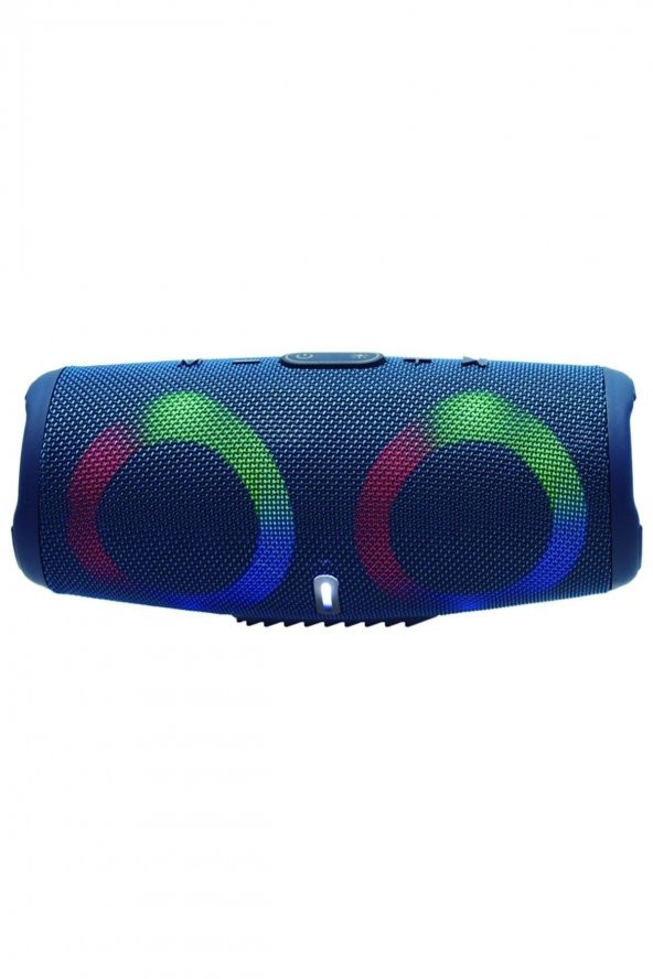 Charge 5 Taşınabilir Bluetooth Kablosuz Hoparlör RGB Işıklı USB+SD Destekli Extra Bass