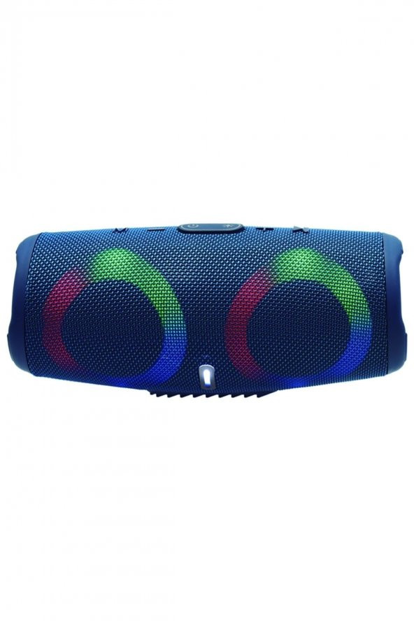 Charge 5 Taşınabilir Bluetooth Kablosuz Hoparlör RGB Işıklı Süper Bass USB+SD Destekli - 3