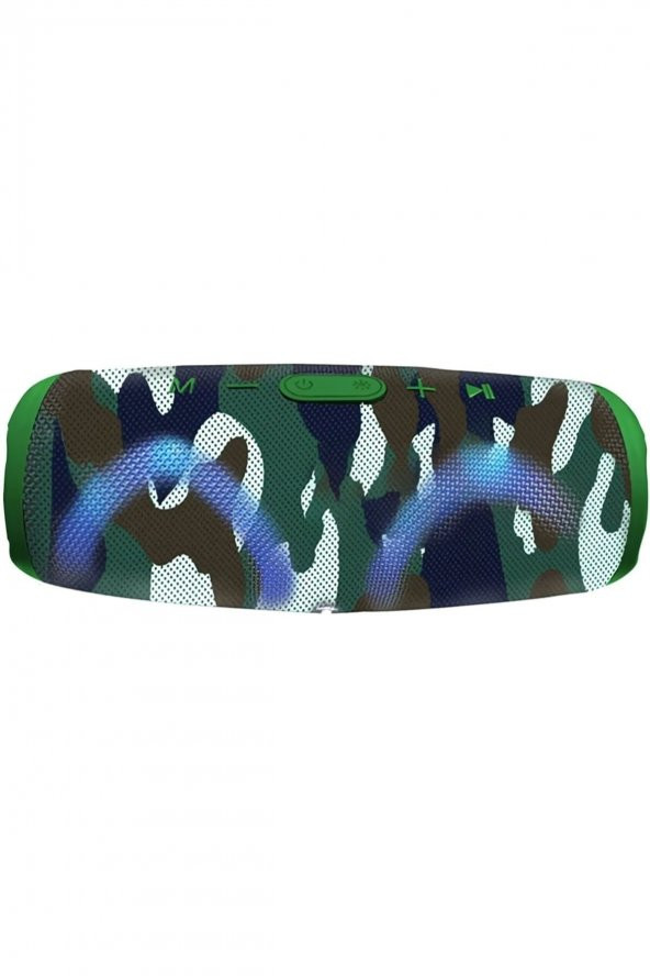 Charge 5 Taşınabilir Bluetooth Kablosuz Hoparlör RGB Işıklı USB+SD Destekli Extra Bass - 3