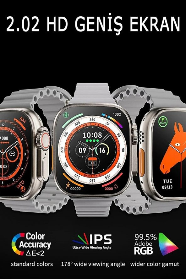Smartwatch  Gpsnfcsiri Destekli 2.05 Ekran - 3