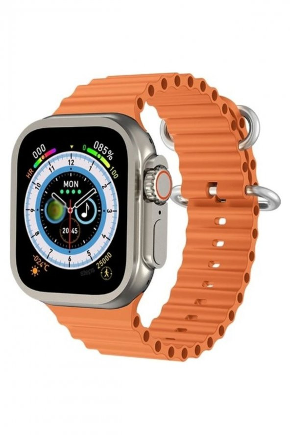 H11+ Ultra Watch 8 Pusula Nfc Siri Vidalı Bluetooth Arama Özellikli Akıllı Saat H11+ Series - 3