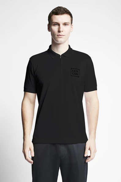 LESCON 23B-1115 KISA KOL POLO YAKA TSHIRT - 8