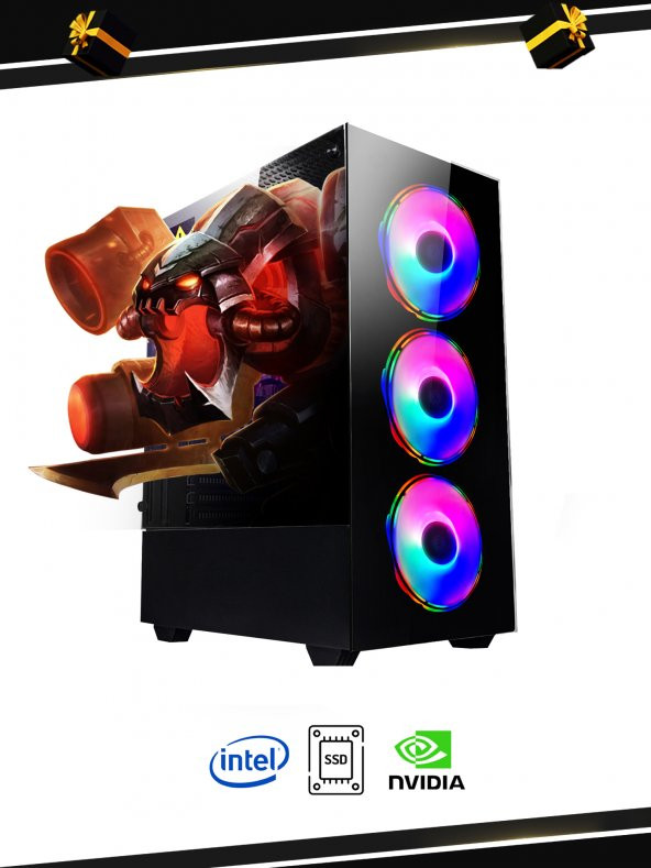 RAMTECH DG-İ5-900 İ5-9400F 8GB RAM 240GB SSD GT740-4GB GAMING PC