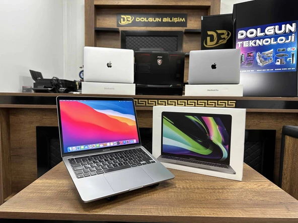 Apple MacBook Pro M1 8GB 256GB SSD macOS 13.3" QHD+ Uzay Grisi MYD82TU/A (İKİNCİ EL)