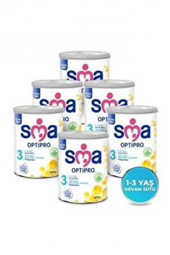 SMA Optipro 3 Probiyotik Devam Sütü 400 gr 6 Adet