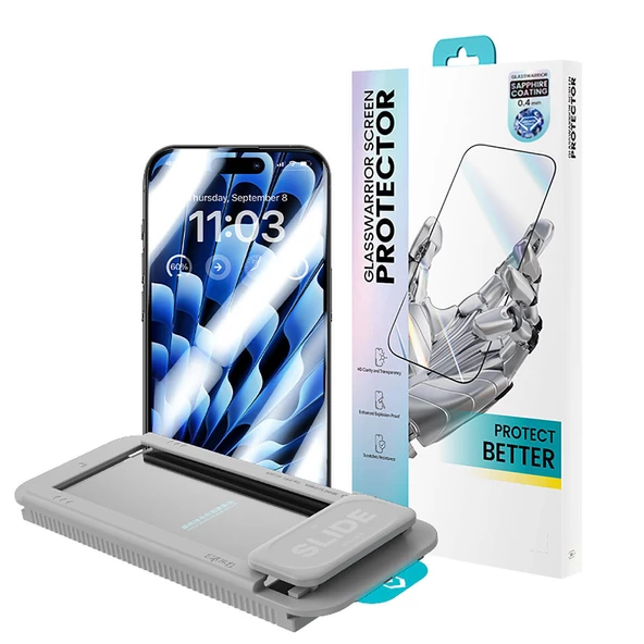 Vendas iPhone 14 Pro Max Uyumlu Exclusive V-Pro Safir Hardness Tempered Glass Ekran Koruyucu 2 Adet Set