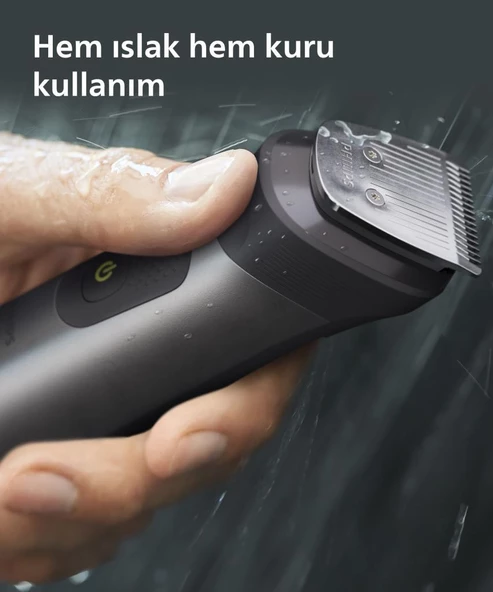 Philips 15'i 1 Arada Erkek Bakım Seti MG7950/15-Yüz/saç/vücut (Islak/kuru Kullanım) - 4