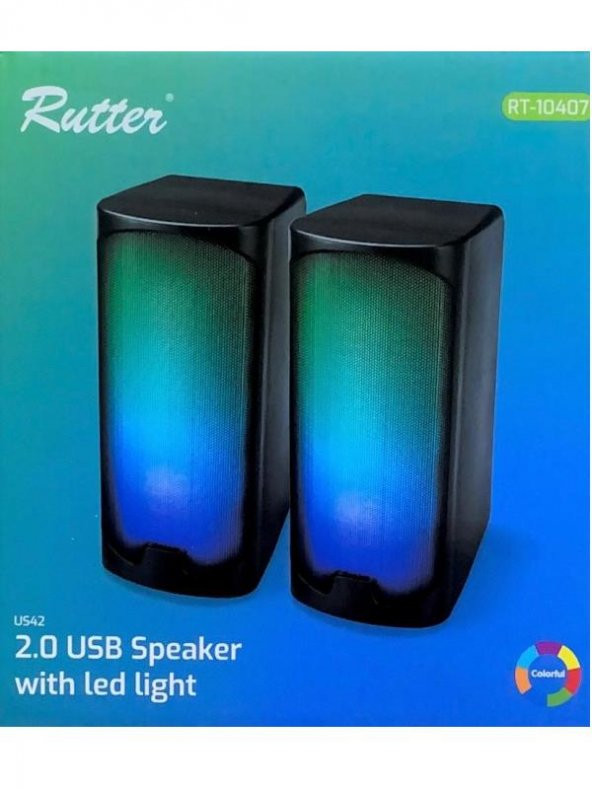 RUTTER KABLOLU HOPARLÖR US42 2.0 USB RT-10407