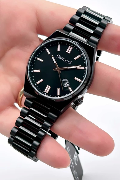 Ferrucci FC032223M.02 3 Atm Su Geçirmezlik Takvimli Erkek Kol Saati - Resim 5