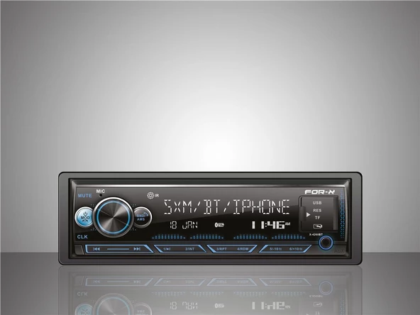 For-x X-4260BT 4x60w Bluetoothlu 7 Renk Oto Teyp