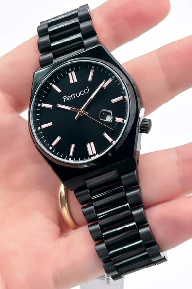 Ferrucci FC032223M.02 3 Atm Su Geçirmezlik Takvimli Erkek Kol Saati - Resim 4