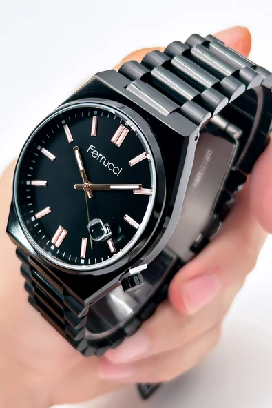 Ferrucci FC032223M.02 3 Atm Su Geçirmezlik Takvimli Erkek Kol Saati - Resim 3