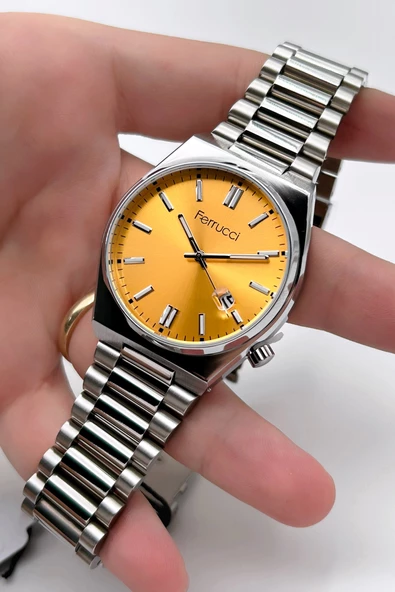 Ferrucci FC032223M.04 3 Atm Su Geçirmezlik Takvimli Erkek Kol Saati - Resim 3