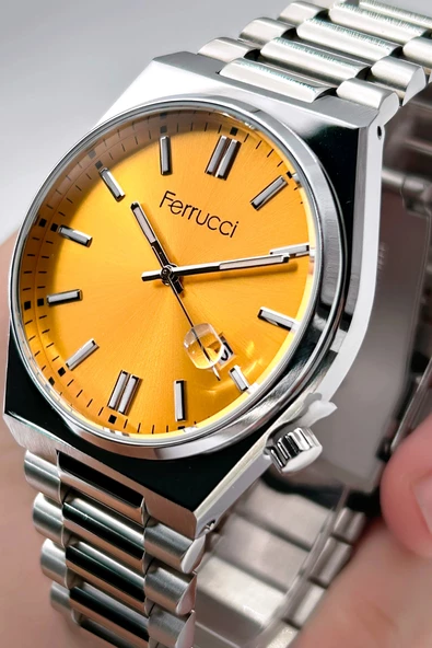 Ferrucci FC032223M.04 3 Atm Su Geçirmezlik Takvimli Erkek Kol Saati - Resim 6