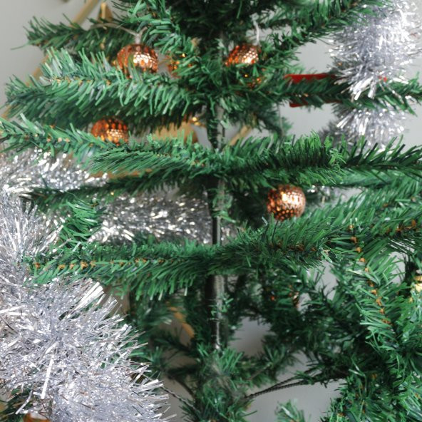 T.Concept Yılbaşı Çam Ağacı 150 cm Boy, 240 Dal, Noel Yılbaşı Dekorasyonu, Plastik Ayaklı, Kutulu - Resim 3