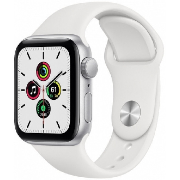 APPLE  Watch Se 2 Gps 40MM Silver Aluminium Case With White Sport Band - Regular MNJV3TU/A