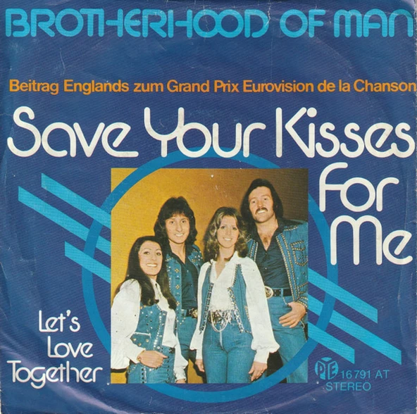 Brotherhood Of Man – Save Your Kisses For Me soul pop plak alithestereo